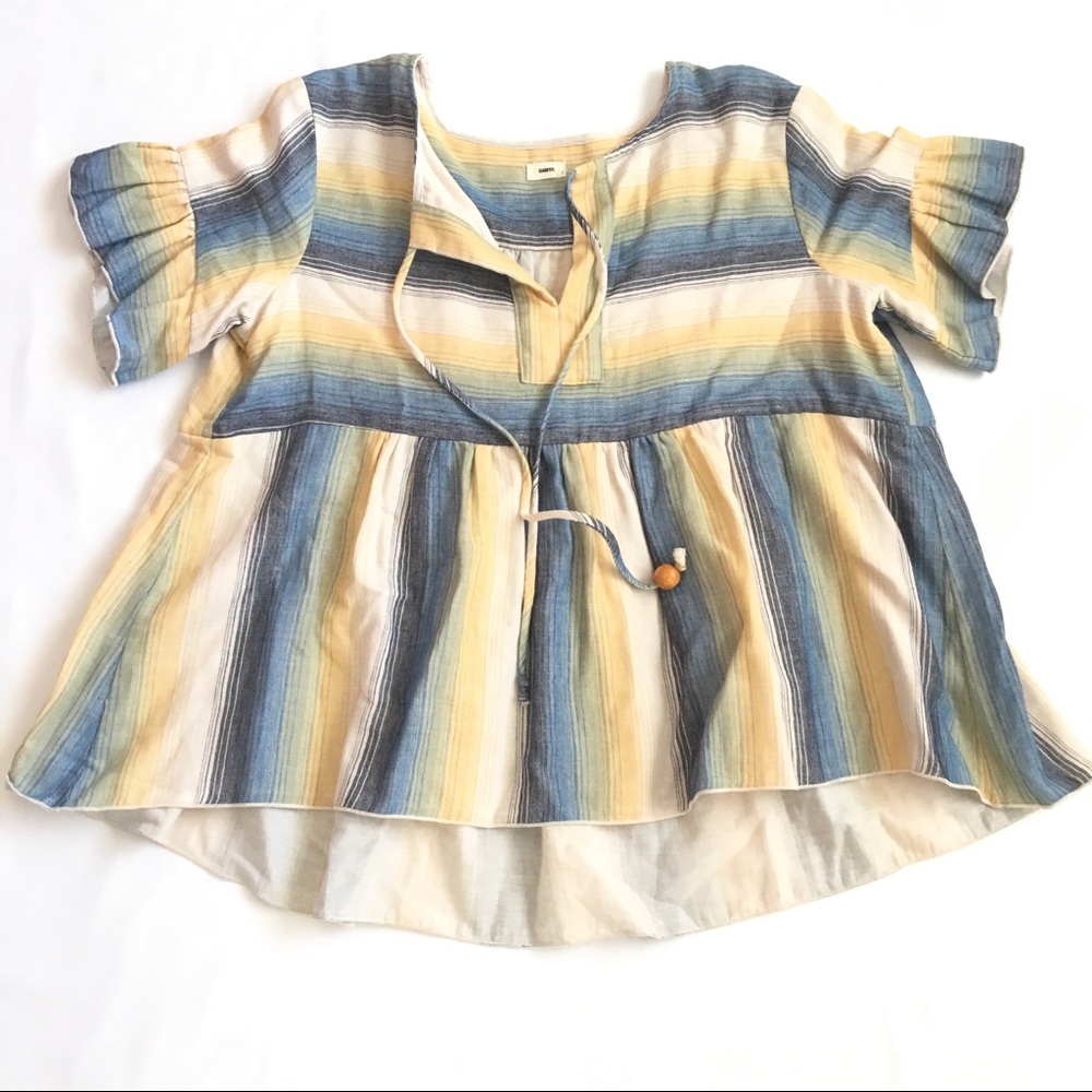 Warm NY Cotton Striped Shirt Size 3